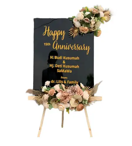 Papan Bunga Akrilik Karyautama